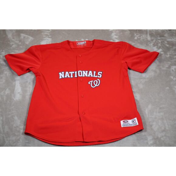 True Fan Other - Washington Nationals Jersey Mens XL MLB Baseball True Fan Series Polyester Shirt